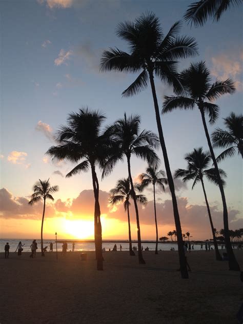 Sunset on Waikiki Beach 2-5-15 photo by Troy Shanks | Waikiki beach, Waikiki, Sunset