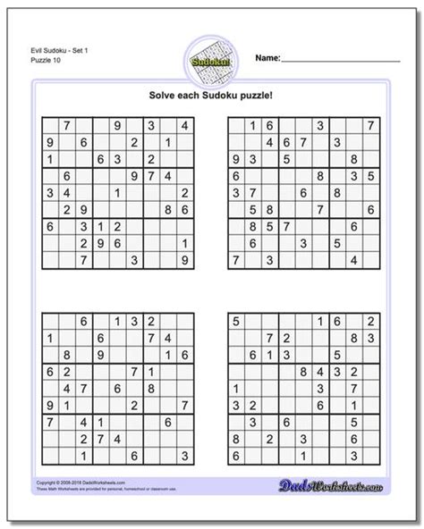 Sudoku - Evil