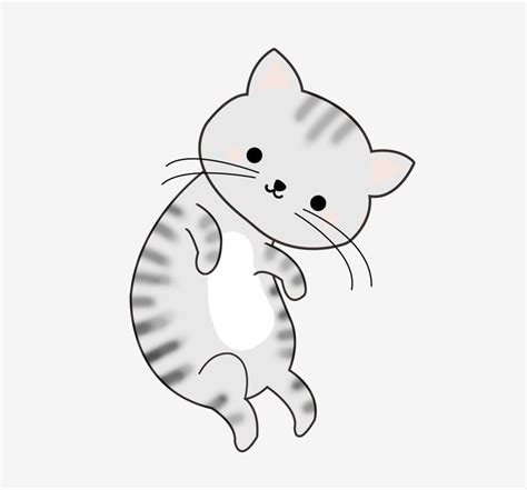 Gris Gato Gris Linda Mascota Mascota Linda De Dibujos Animados PNG ,dibujos Clipart De Mascotas ...