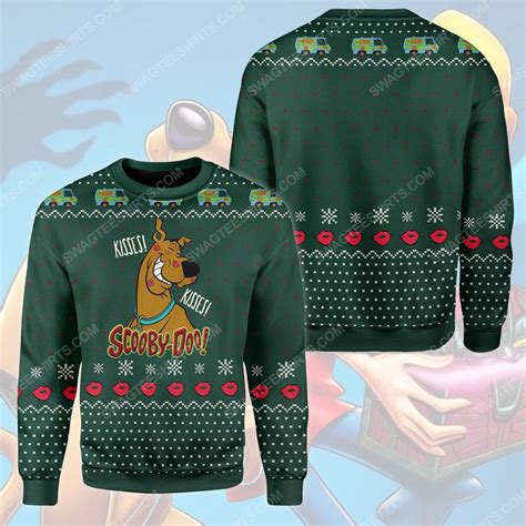 [special edition] Kissed scooby doo ugly christmas sweater