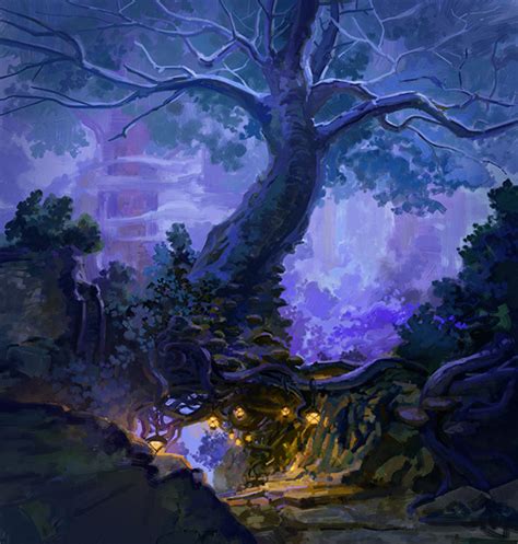 Fantasy Art - Bewitching Woods - Lore Wise Games | Fantasy Stock Art | Dungeon Masters Guild