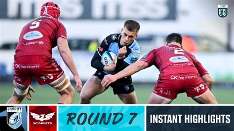 Cardiff Rugby v Scarlets | Instant Highlights | Round 7 | URC 2023/24 ...