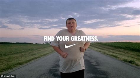 nike fat kid jogging