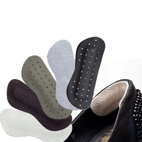 1 Pair Genuine Leather Gel Silicone Shoes Pad Insoles Women's High Heel ...