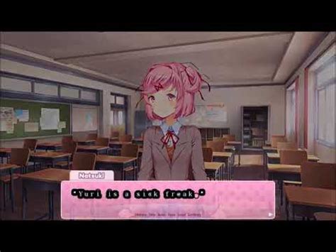 Doki Doki Literature Club! Natsuki death scene - YouTube