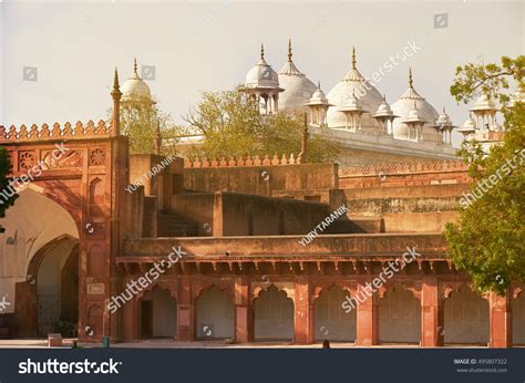 Red Fort Former Imperial Residence Mughal Stock Photo 495807322 ...