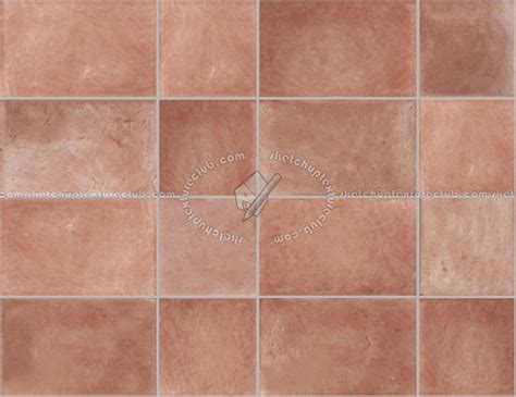 Terracotta red rustic tile texture seamless 16130