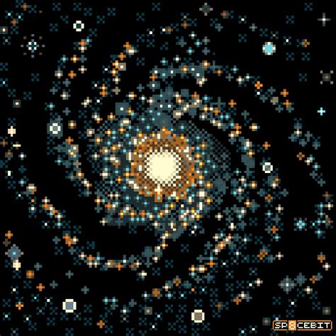 sp8cebit — sp8cebit: Saturn Pattern. Galaxy-inspired pixel...