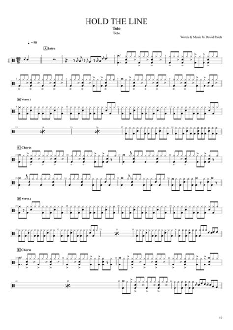 Hold the Line Tab by Toto (Guitar Pro) - Full Score | mySongBook