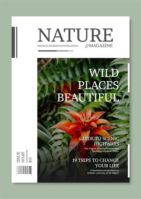 Nature Journal Cover