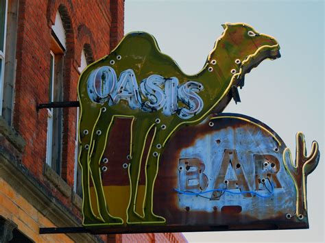 Oasis Bar | Vintage neon signs, Cool neon signs, Old neon signs