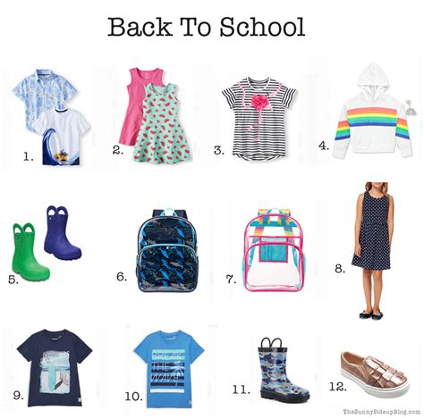 Kids' Back to School Clothes - The Sunny Side Up Blog