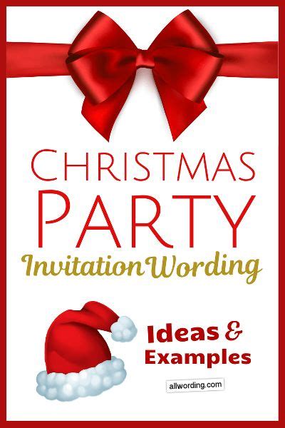 Christmas Potluck Invitation Wording