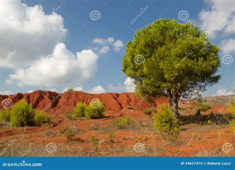 Bauxite mine stock photo. Image of horizontal, geology - 44627474