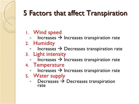 😎 Factors of transpiration. Plant and Soil Sciences eLibrary. 2019-01-12