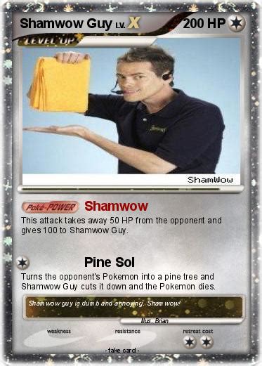 Pokémon Shamwow Guy 5 5 - Shamwow - My Pokemon Card