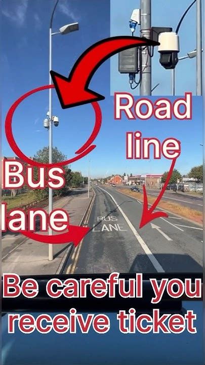 Bus lane camera be careful - YouTube