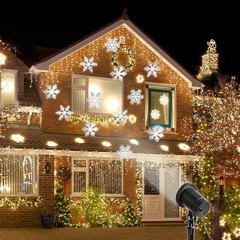 Outdoor Christmas Snowflake Laser Light Projector