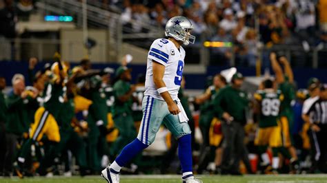 Tony Romo’s career against the Packers featured interceptions, fumbles ...