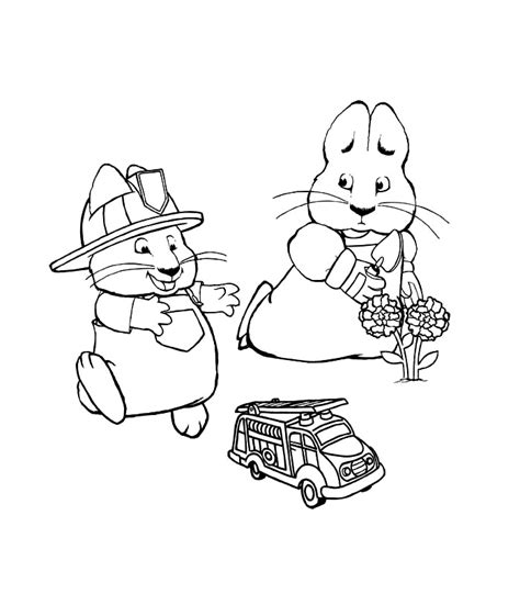 Free Printable Max and Ruby Coloring Pages For Kids