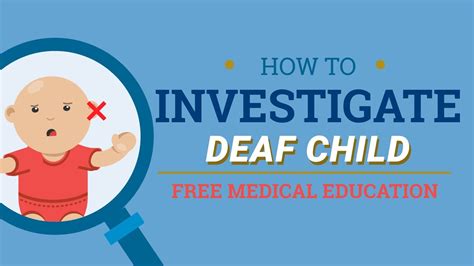 How to Investigate Deaf Child? - YouTube