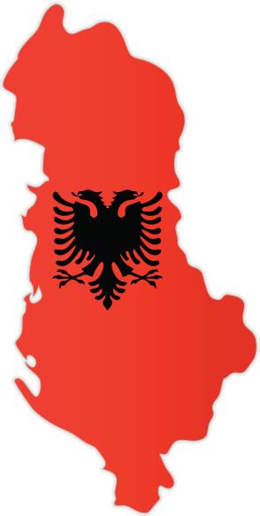 Ilustración de Mapa Con Bandera De Albania y más Vectores Libres de ...