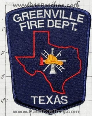 Texas - Greenville Fire Department (Texas) - PatchGallery.com Online ...