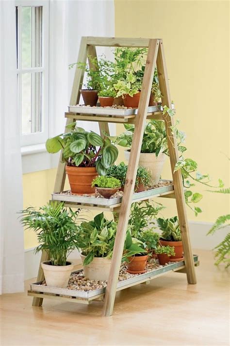 Outdoor Herb Garden Plant Stand - 4 Tier Indoor Plant Stand Metal Plant ...