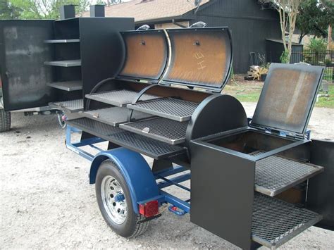 Trailer Pit | Custom bbq pits, Bbq pit, Barbecue pit