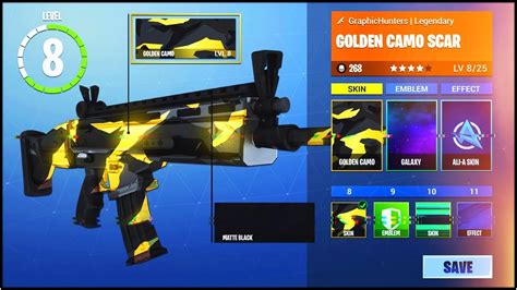 *NEW* WEAPON SKIN CUSTOMIZATION in Fortnite Battle Royale! (Fortnite ...