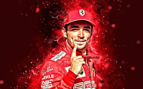 Download wallpapers 4k, Charles Leclerc, 2019, Scuderia Ferrari, thumbs ...