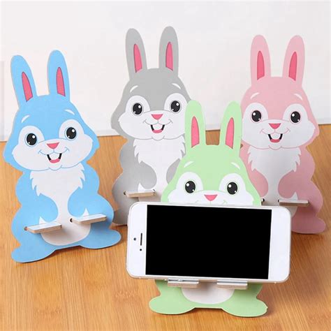 Univeral Lazy Mobile Phone Holder Accessory cute Animal Adjustable Cellphone Tablet Desktop ...