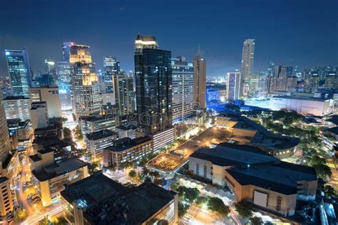 Makati Skyline (Manila - Philippines) Editorial Image - Image of ...