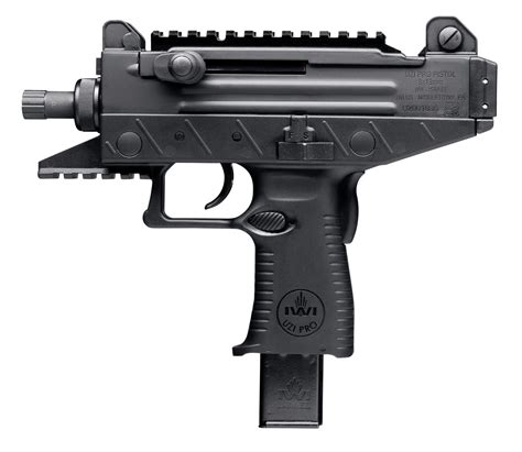 IWI UZI Pro Threaded Barrel 9mm Pistol, (2)-Magazines, 4.5" - UPP9S-T ...