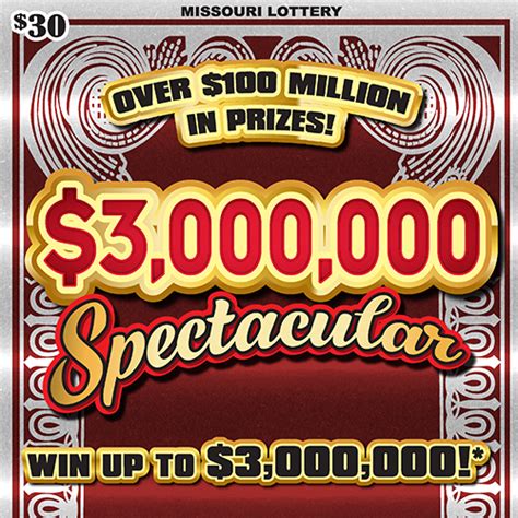 $3,000,000 SPECTACULAR | molottery.com