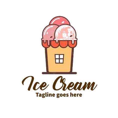 Ice cream shop logo, ice cream logo Template | PosterMyWall