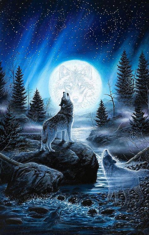 Full Moon Wolf Wallpapers - Top Free Full Moon Wolf Backgrounds - WallpaperAccess