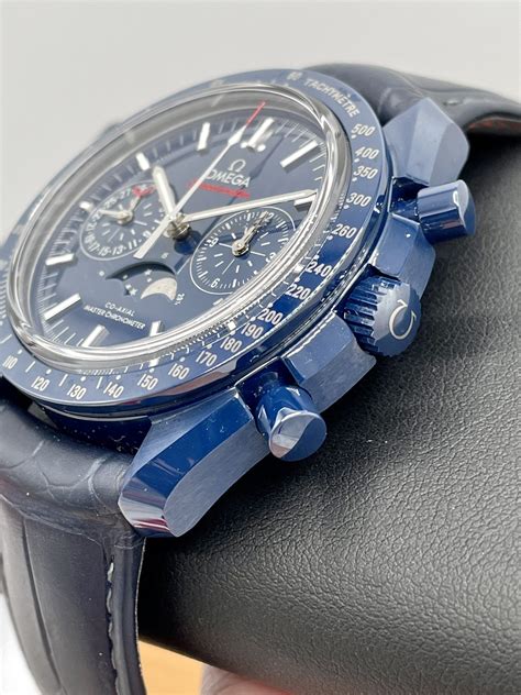 Omega Speedmaster Blue Side Of The Moon Co-Axial Master Chronometer Moonphase - The Sutor House