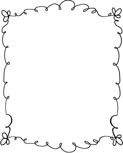 Free Border Templates For Microsoft Word Clipart Library