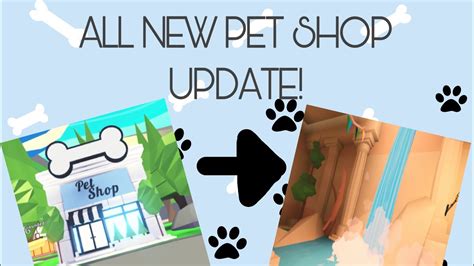 ADOPT ME PET SHOP UPDATE! - YouTube