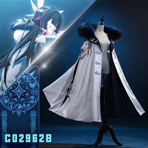 Genshin Impact Fatui Harbinger Damselette Columbina Cape Cosplay ...