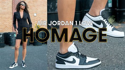 TIRED OF PANDA DUNKS? TRY THESE! Air Jordan 1 Low Homage On Foot Review ...