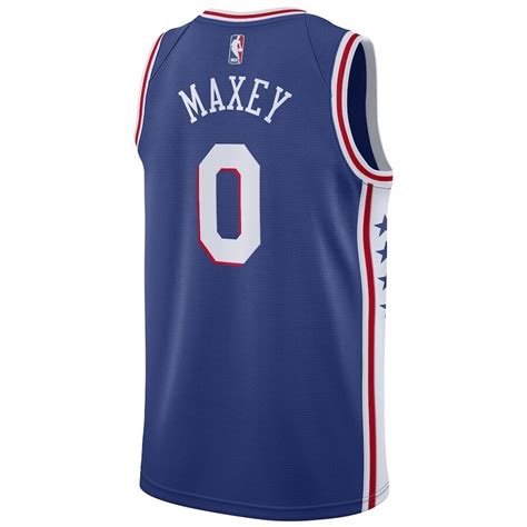 Philadelphia 76ers 22' Premium Icon Tyrese Maxey Swingman Jersey