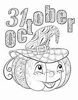 October 31 coloring page  Download Print Or Color Online For Free sketch template
