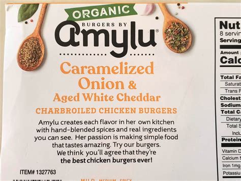 Costco Chicken Burgers (AmyLu) - Healthy, But Has Negatives