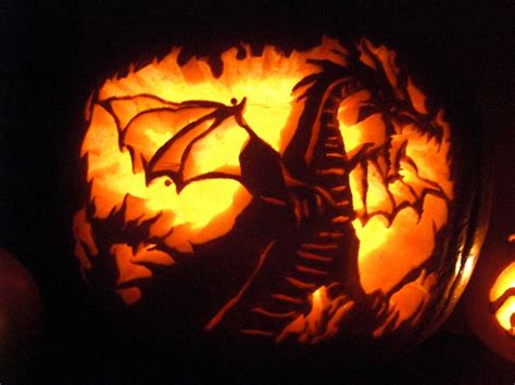 Dragons: Dragon Pumpkin Carvings. Pumpkin Carving Patterns Free, Pumpkin Carvings Stencils ...