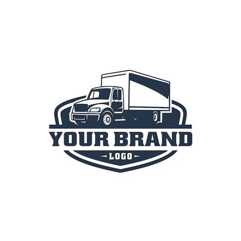 Premium Vector | Freight truck delivery and cargo truck logo vector