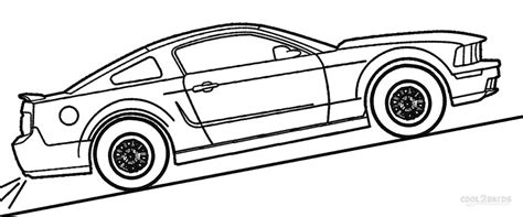 Printable Mustang Coloring Pages For Kids