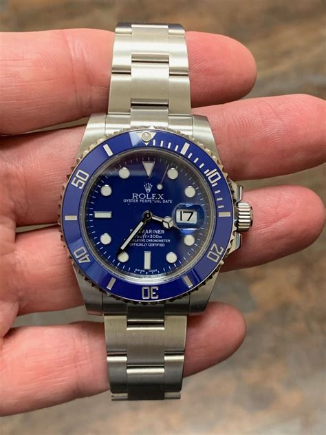 FS: ROLEX 116610 BLUE SUBMARINER CONVERTED W/ GENUINE PARTS - myWatchMart