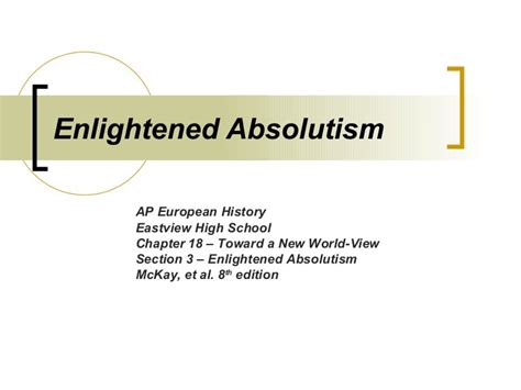 Enlightened Absolutism V2007